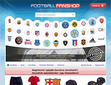 Tablet Screenshot of football-fanshop.hu